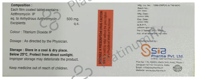 Azisis 500 Tablet