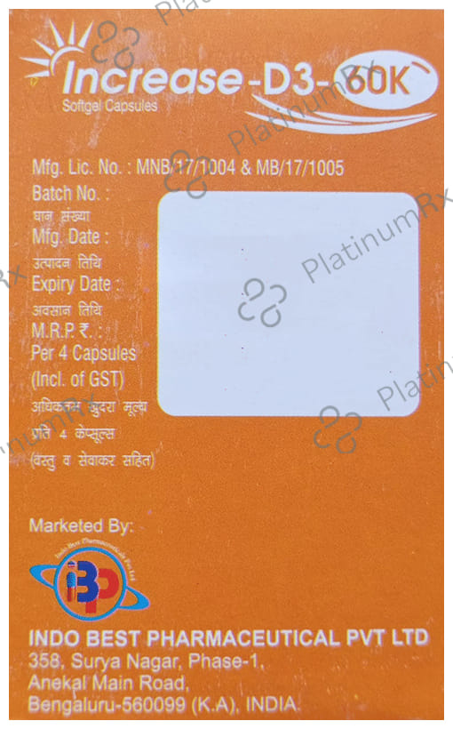 Increase-D3 60K Softgel Capsule
