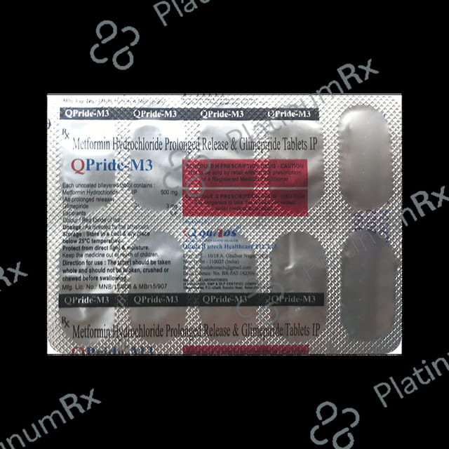 QPride M3/500mg Tablet PR 10s