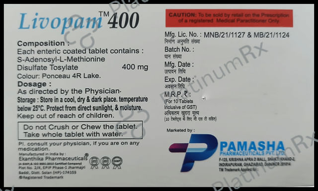 Livopam 400mg Tablet 10s