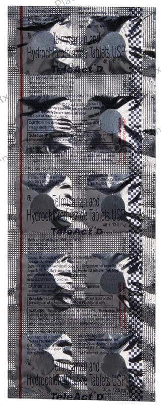Teleact D 12.5/40mg Tablet 10s