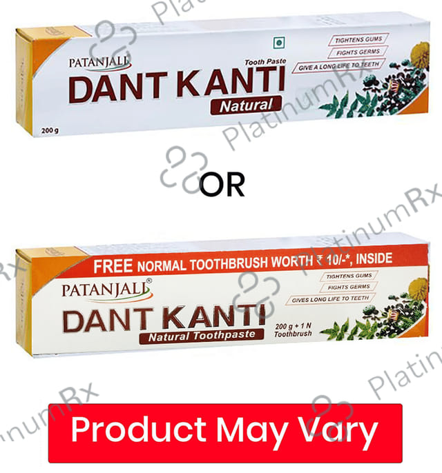 Patanjali Ayurveda Dant Kanti Natural Toothpaste 200gm