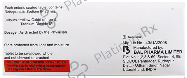 Rabifix 20mg Tablet