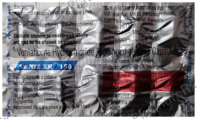 Veniz XR 150mg Capsule ER 10s