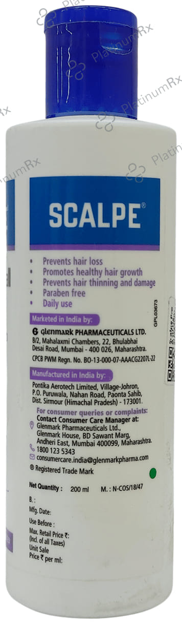 Scalpe Anti Hairfall Shampoo 200ml