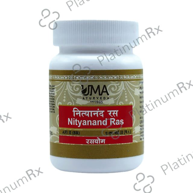 Uma Ayurveda Nityanand Ras Tablet 80 tablets