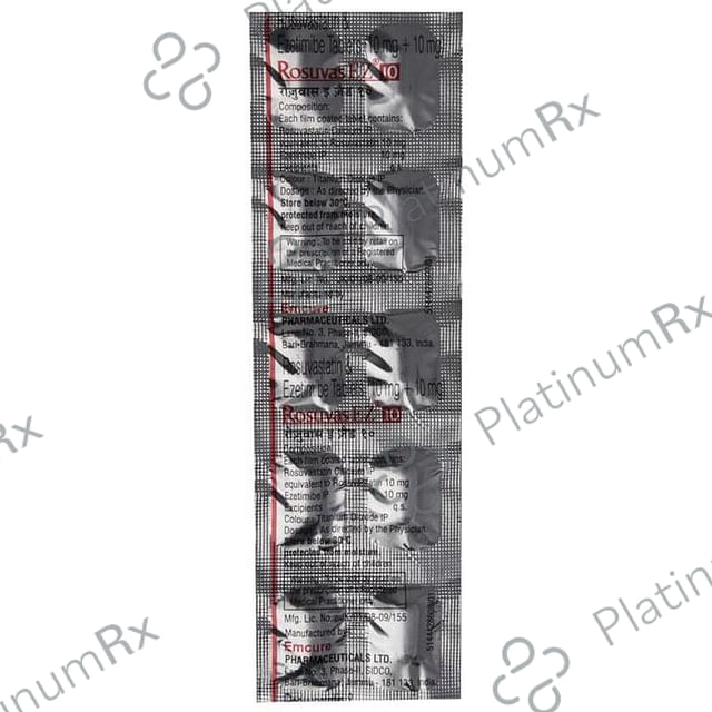 Rosuvas EZ 10/10mg Tablet 10s