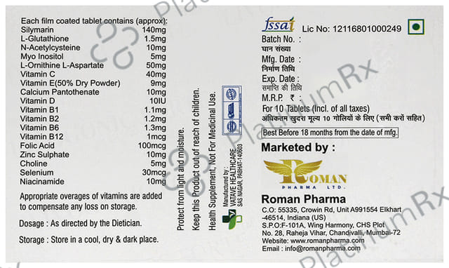 Roman Pharma Livogonic Forte Tablet