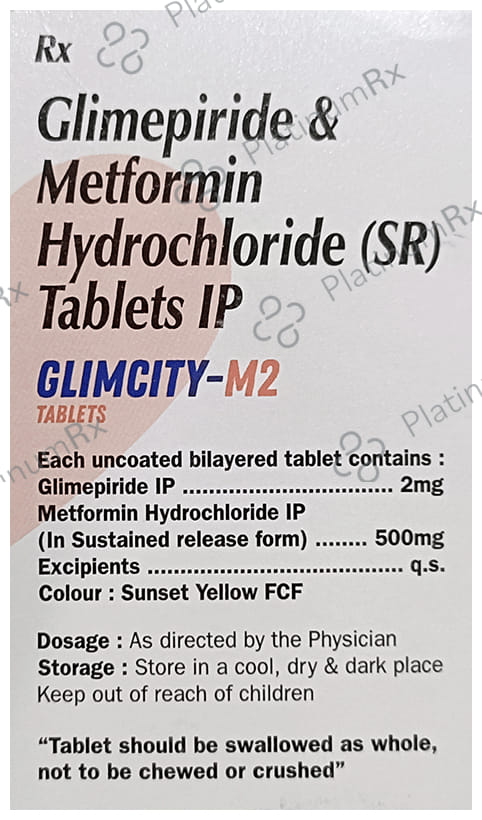 Glimcity M 2 Tablet PR 10s