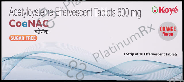 Coenac 600mg Effervescent Tablet 10s