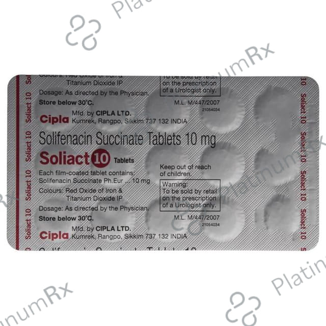 Soliact 10mg Tablet 15s