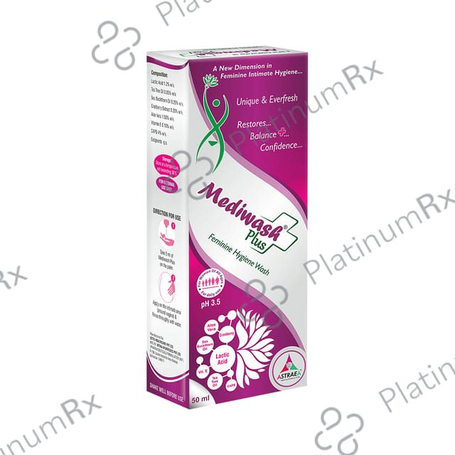 Mediwash Plus Feminine Hygiene Wash 50ml