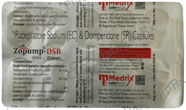 Zopump D 30/20mg Capsule SR 10s