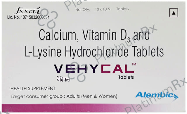 Vehycal Tablet 10s
