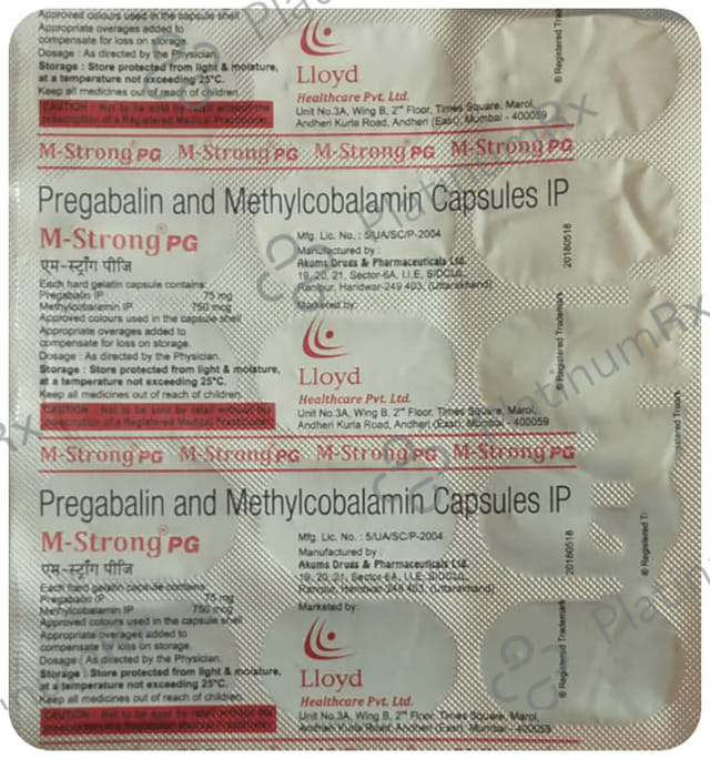 M-Strong PG Capsule 15 Capsule