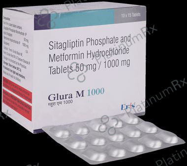 Glura M 1000/50mg Tablet 15s