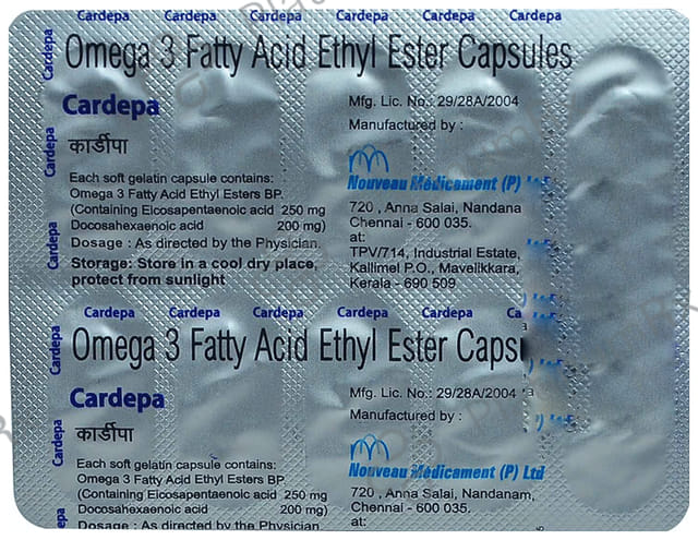 Cardepa 200/250mg Capsule 10s