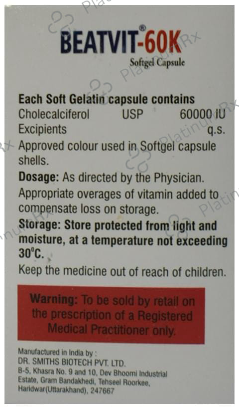 Beatvit 60K Softgel Capsule