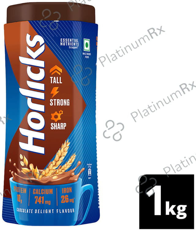 Horlicks Drink with Vitamin C, D & Zinc - For Bones & Metabolism - Flavour Chocolate Delight
