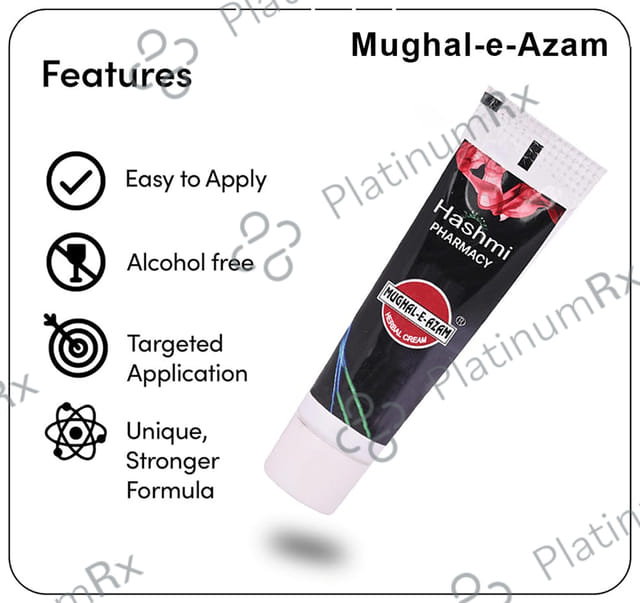 Hashmi Mughal-E-Azam Herbal Cream for Men 10 gm