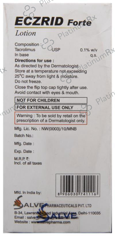 Eczrid Forte Lotion