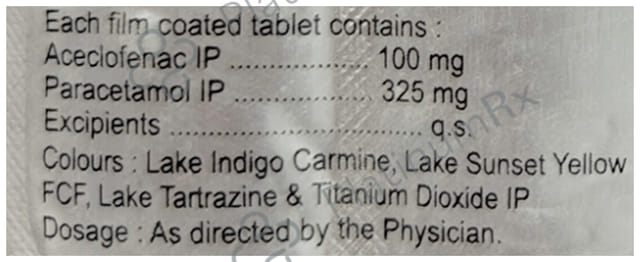 Voltanec PR 100mg/325mg Tablet