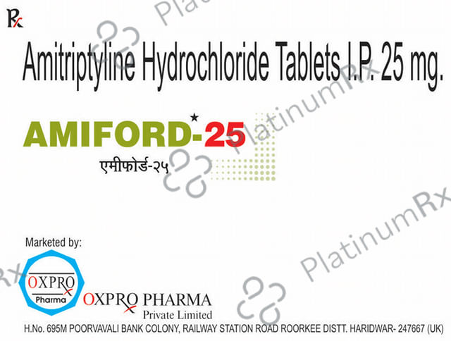 Amiford 25mg Tablet 10s Oxpro Pharma Pvt. Ltd.