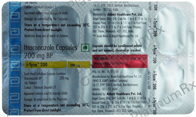 I Tyza 200mg Capsule 10s