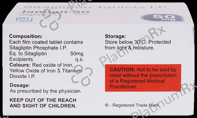 Janupil 50mg Tablet 15s
