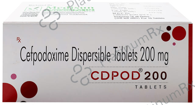 Cdpod 200mg Tablet DT 10s