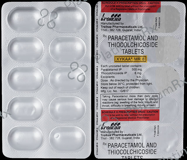 Xykaa MR 500/8mg Tablet 10s