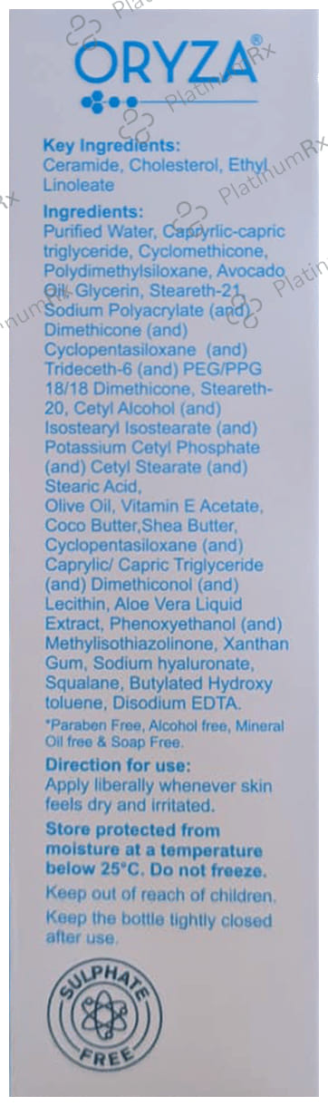 Oryza Skin Repair & Restore Moisturizing Lotion 100ml
