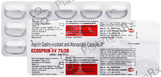 Ecosprin AV 75/20mg Capsule 15s