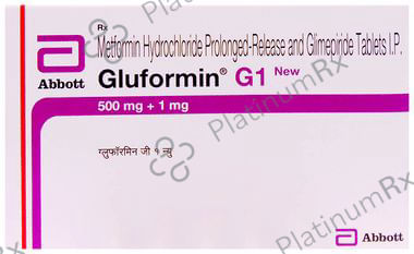 New Gluformin G 1/500mg Tablet PR 15s