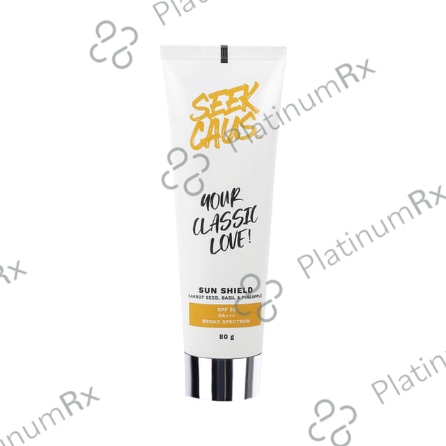 Seekcaus Sun Shield SPF 50 PA+++ Cream 80gm