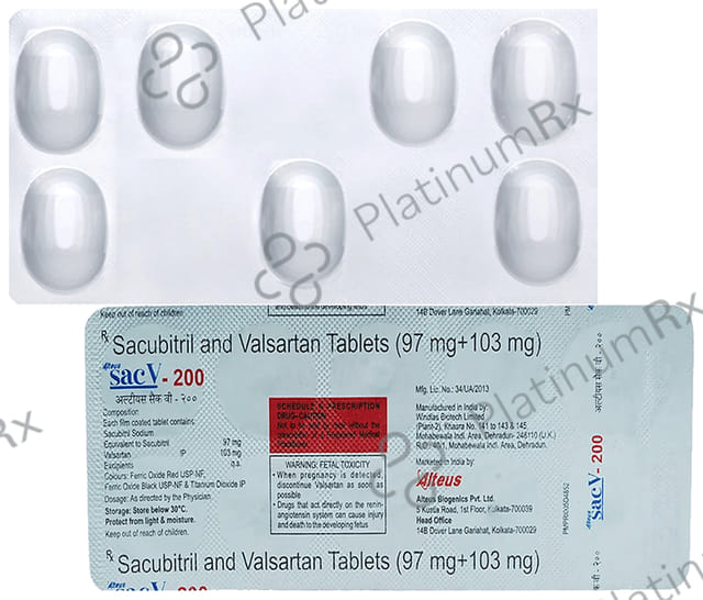 Sacu V 200mg Tablet 7s