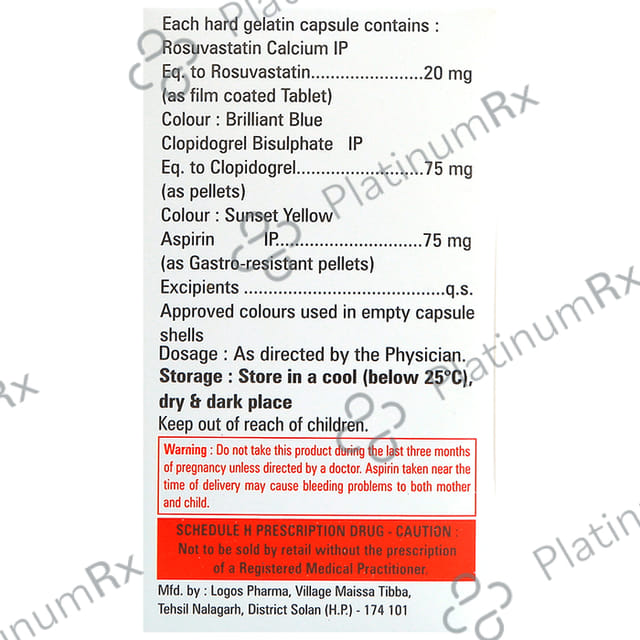 Rozze Gold 20mg Capsule 10s
