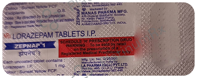 Zepnap 1mg Tablet 10s