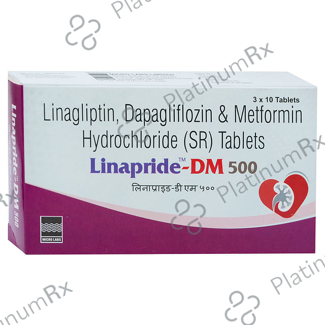 Linapride DM 5/10/1000mg Tablet 10s