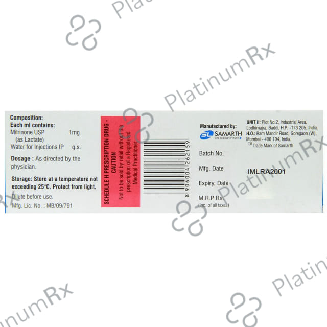 Milicor 10mg Injection 10ml