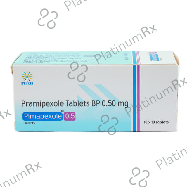 Pimapexole 0.5mg Tablet 10s