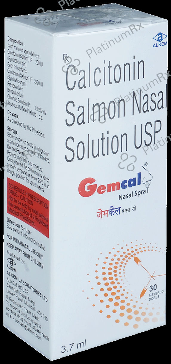 Gemcal 200IU Nasal Spray 3.7ml