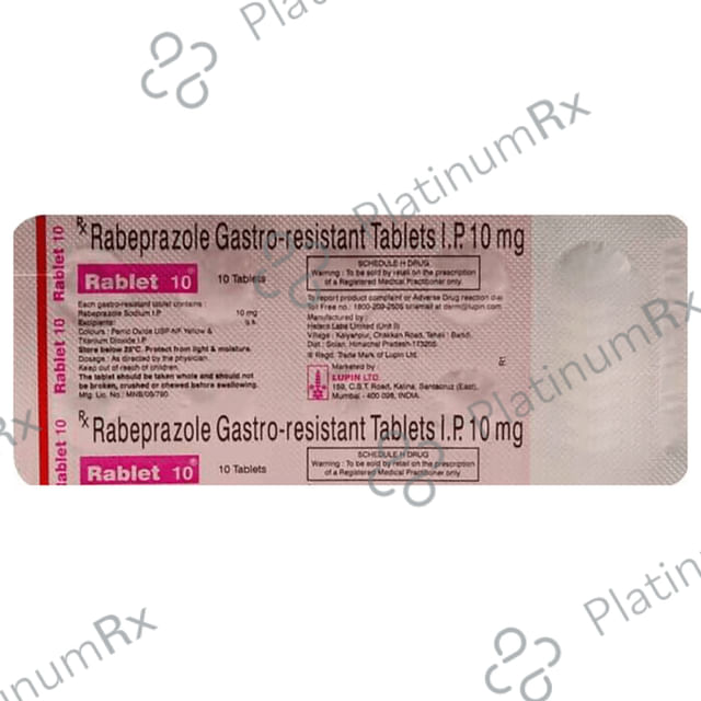 Rablet 10mg Tablet 15s