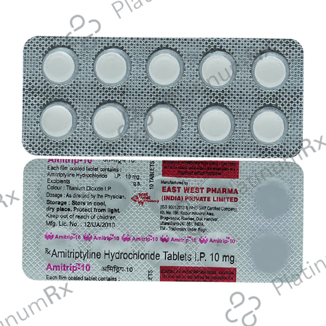 Amitrip 10mg Tablet 10s (East West Pharma)