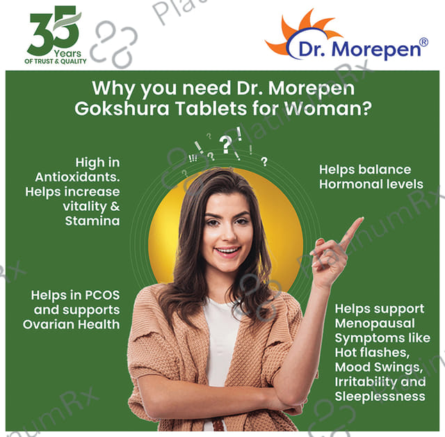 Dr. Morepen Gokshura 1000mg Tablet