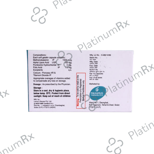 Melob G 300mg/500mcg Capsule