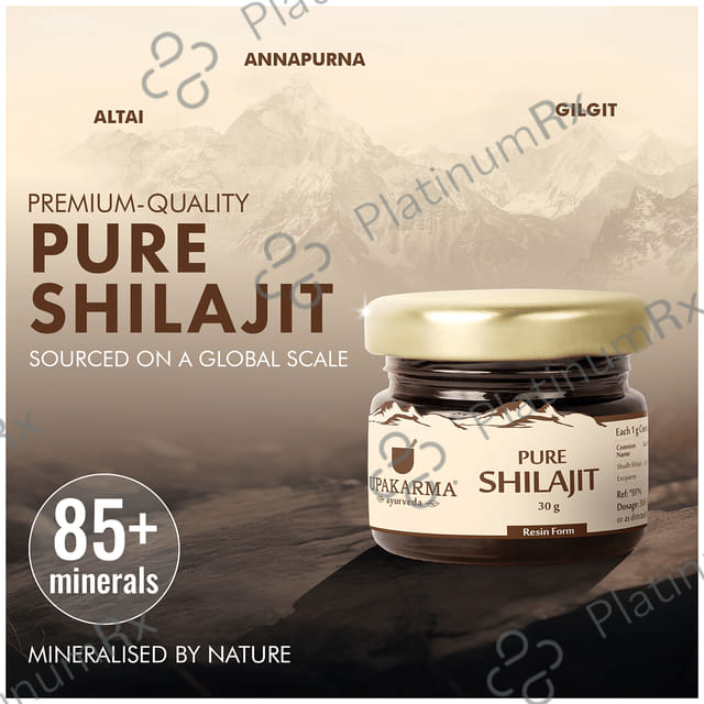 Upakarma Ayurveda Pure Shilajit Resin Form Mega Pack
