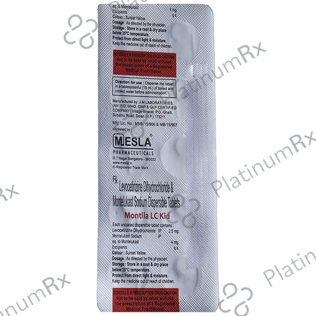 Montila LC Kid Tablet DT