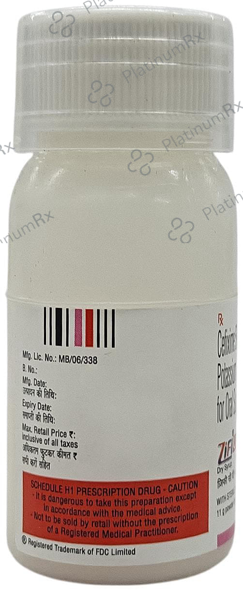 Zifi CV 50mg Dry Syrup 30ml