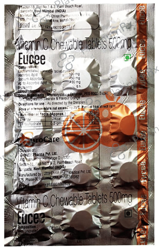 Eucee 500mg Chewable Tablet 15s